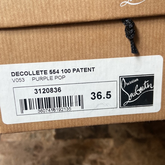 Selling these beautiful Christian Louboutin Decollete heels! NEVER WORN. - Picture 5 of 5